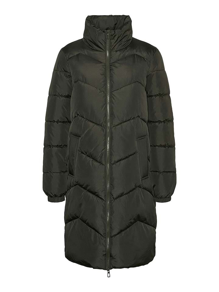 Vero Moda Płaszcz pikowany w kolorze czarnym