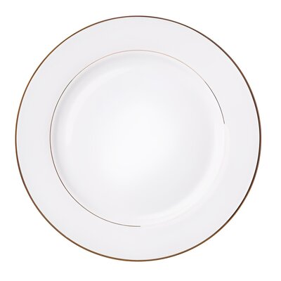 Talerz AMBITION Aura Gold 27 cm Biało-złoty