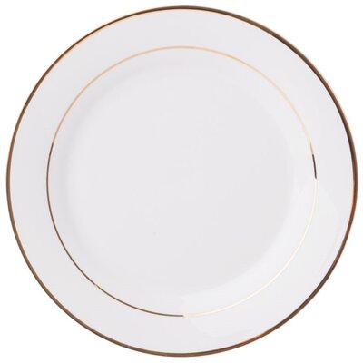 Talerz AMBITION Aura Gold 19 cm Biało-złoty