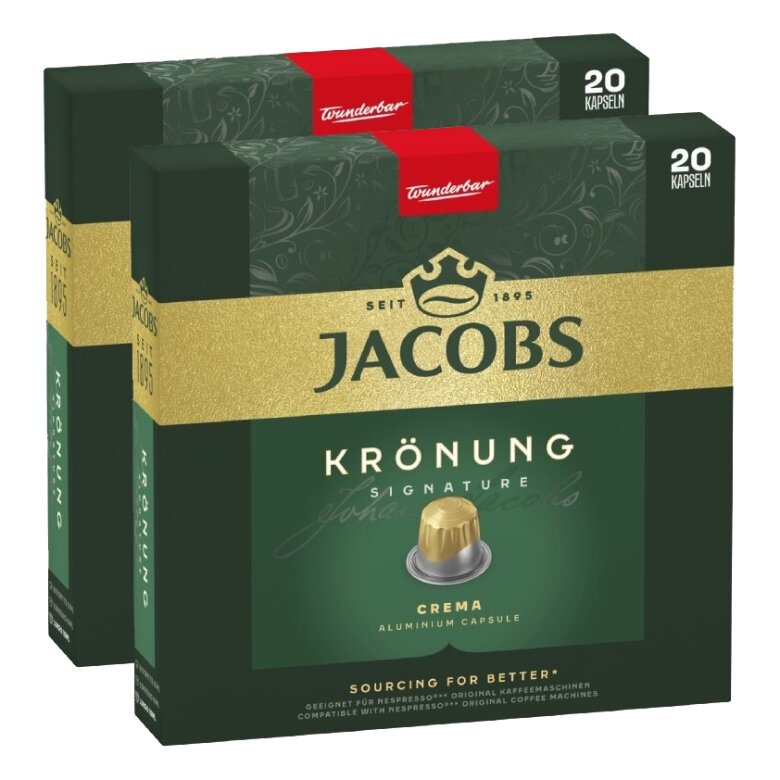 ZESTAW - Kapsułki do Nespresso Jacobs Kronung Signature 40 szt.