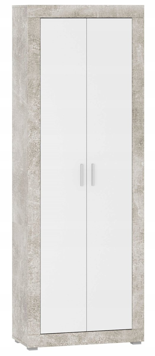 SZAFA DWUDRZWIOWA ATELIER/BIAŁY POŁYSK MDF MONTANA ShK-80 Meble-Craft