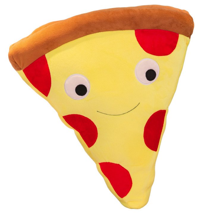 Pizza Pluszowa Poduszka Kawałek Pizzy Pluszak Maskotka Zabawka 40Cm
