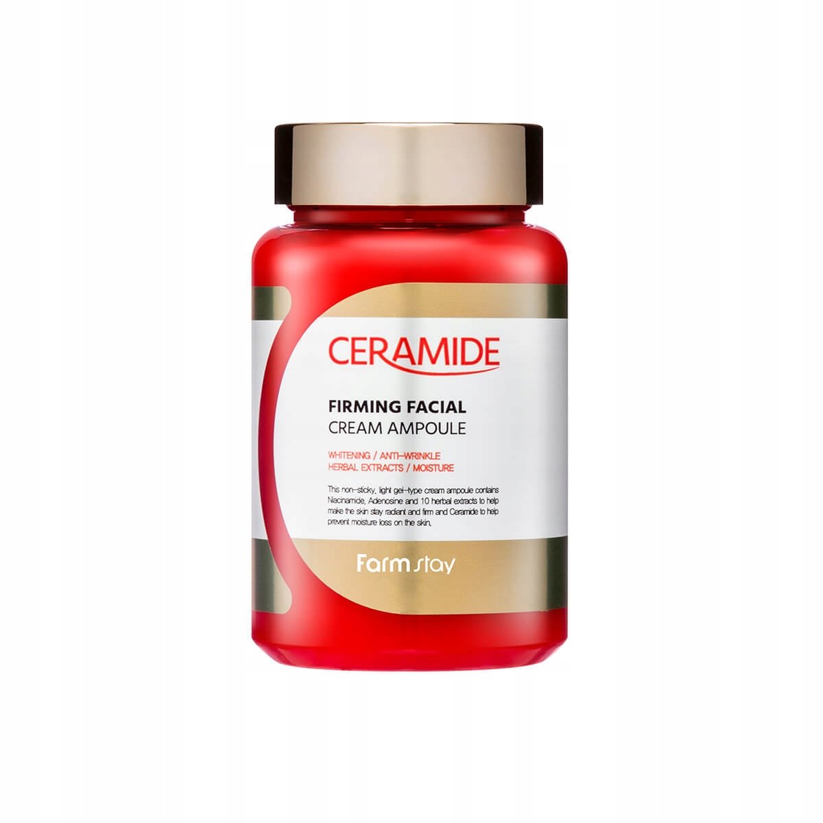 FARMSTAY CERAMIDE Krem do twarzy w ampułce, 250 ml