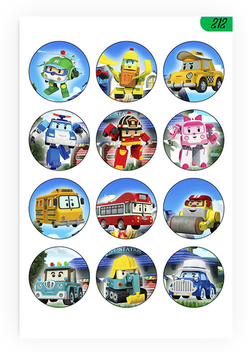 1szt TATUAŻE DZIARY ZMYWALNE DLA DZIECI NA URODZINY AUTO 212