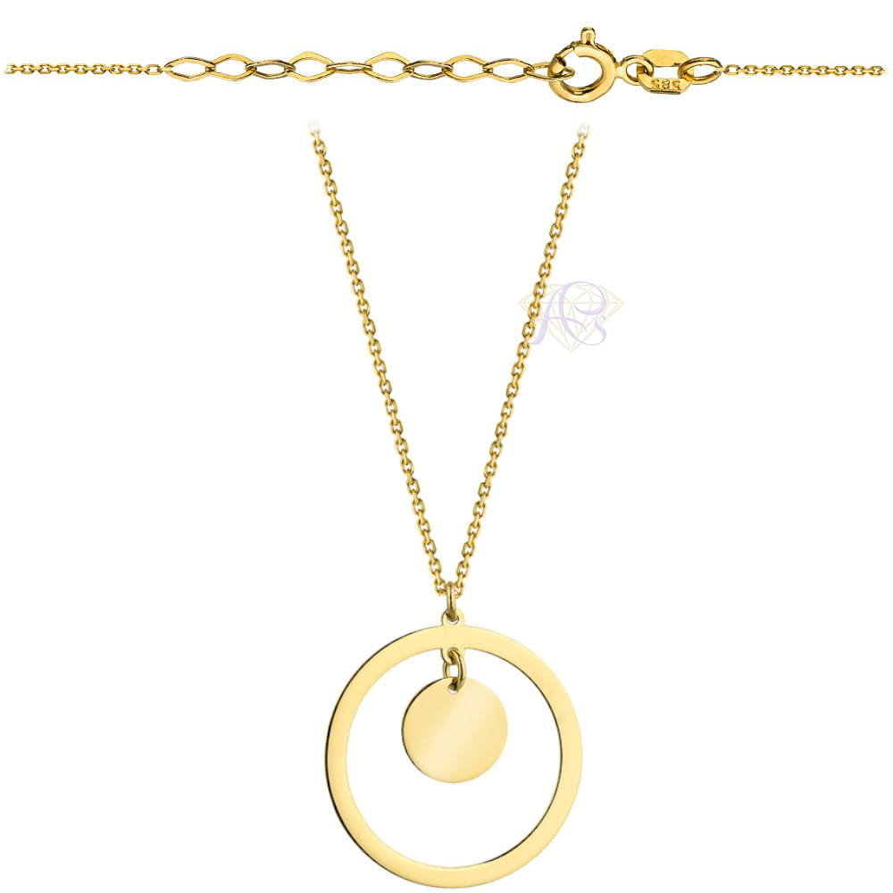 Naszyjnik złoty Au 585 celebrytka