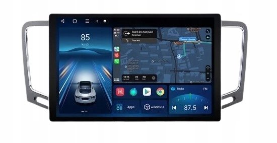 RADIO NAWIGACJA GPS VOLKSWAGEN SHARAN 2010+ ANDROID 13 CALI QLED