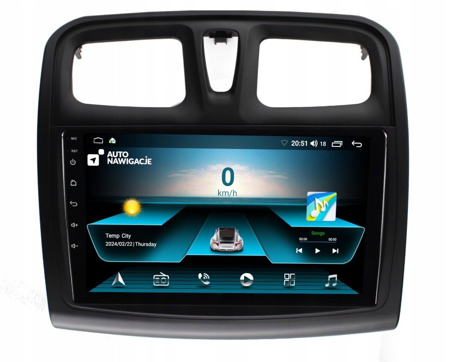 RADIO NAWIGACJA GPS DACIA LOGAN SANDERO II ANDROID