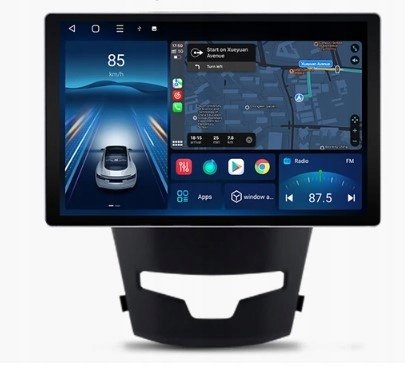 RADIO NAWIGACJA GPS SSANGYONG KORANDO III 2012-2017 ANDROID 13,1 CALA QLED