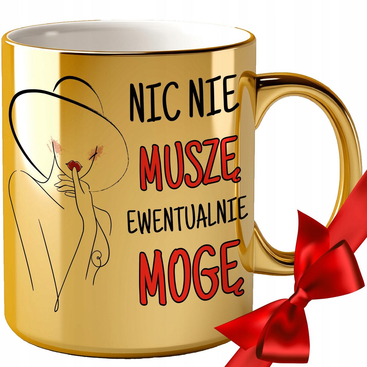 ZŁOTY KUBEK prezent dla żony przyjaciółki mamy siostry dziewczyny grawer