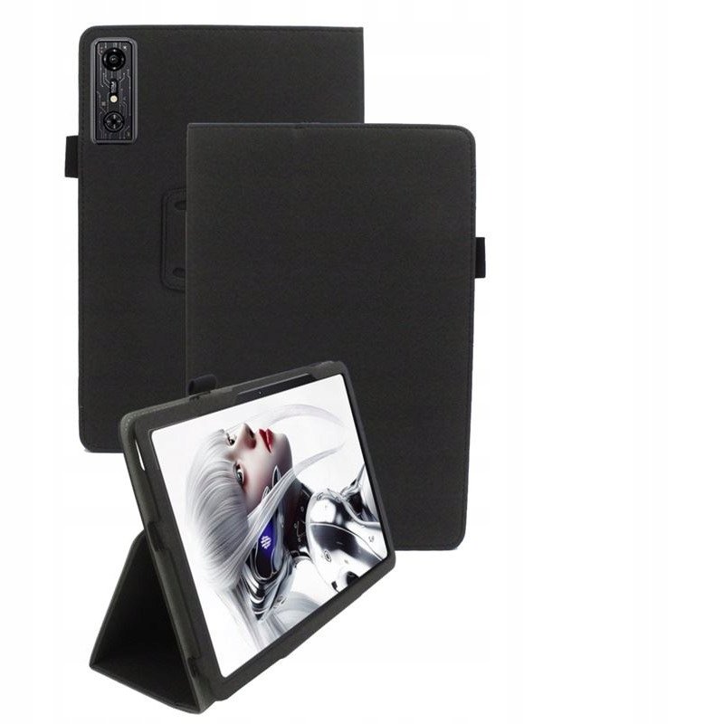 ETUI do Nubia Redmagic Nova 10,9 cali LEATHER czarne Case Obudowa Pokrowiec Futerał