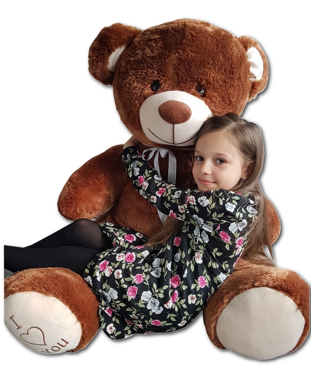 Duży Miś Pluszowy Przytulanka Pluszak Maskotka 160 Cm (Kolor: Brązowy)