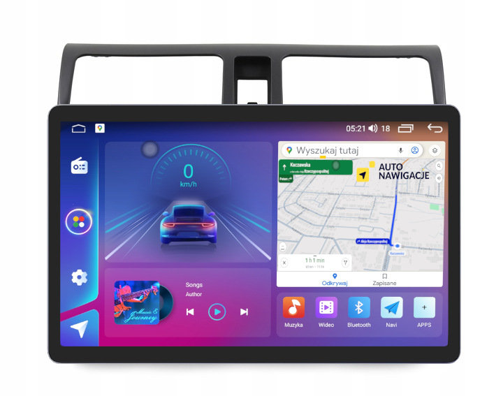 RADIO NAWIGACJA GPS SUZUKI SWIFT 2004-2010 ANDROID 11,5 CALA QLED