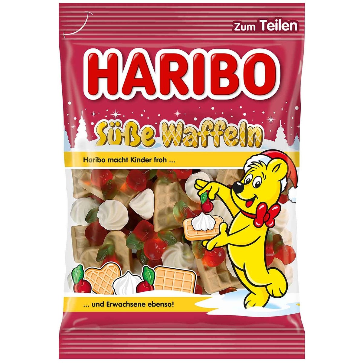 Żelki HARIBO Suße Waffeln świąteczne żelki gofry 175g