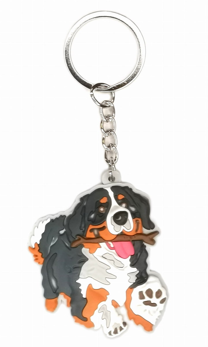 Brelok do kluczy z psem Pies Berneńczyk