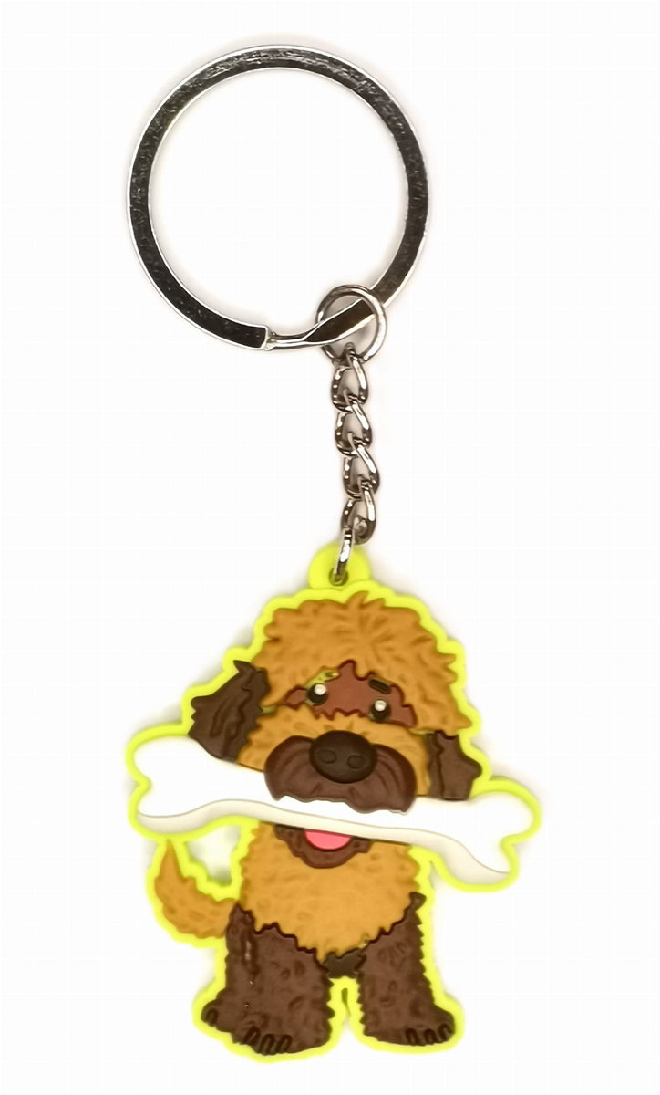 Brelok do kluczy z psem Pies Labradoodle