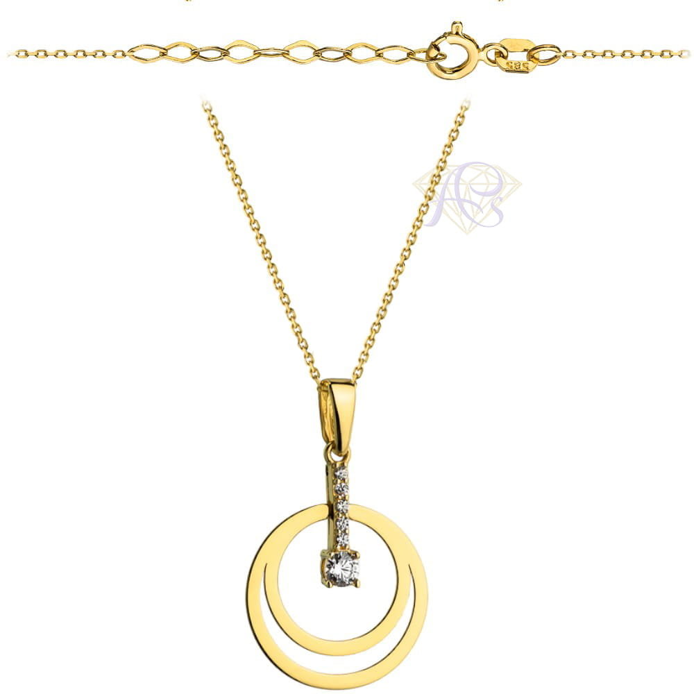 Naszyjnik złoty Au 585 celebrytka