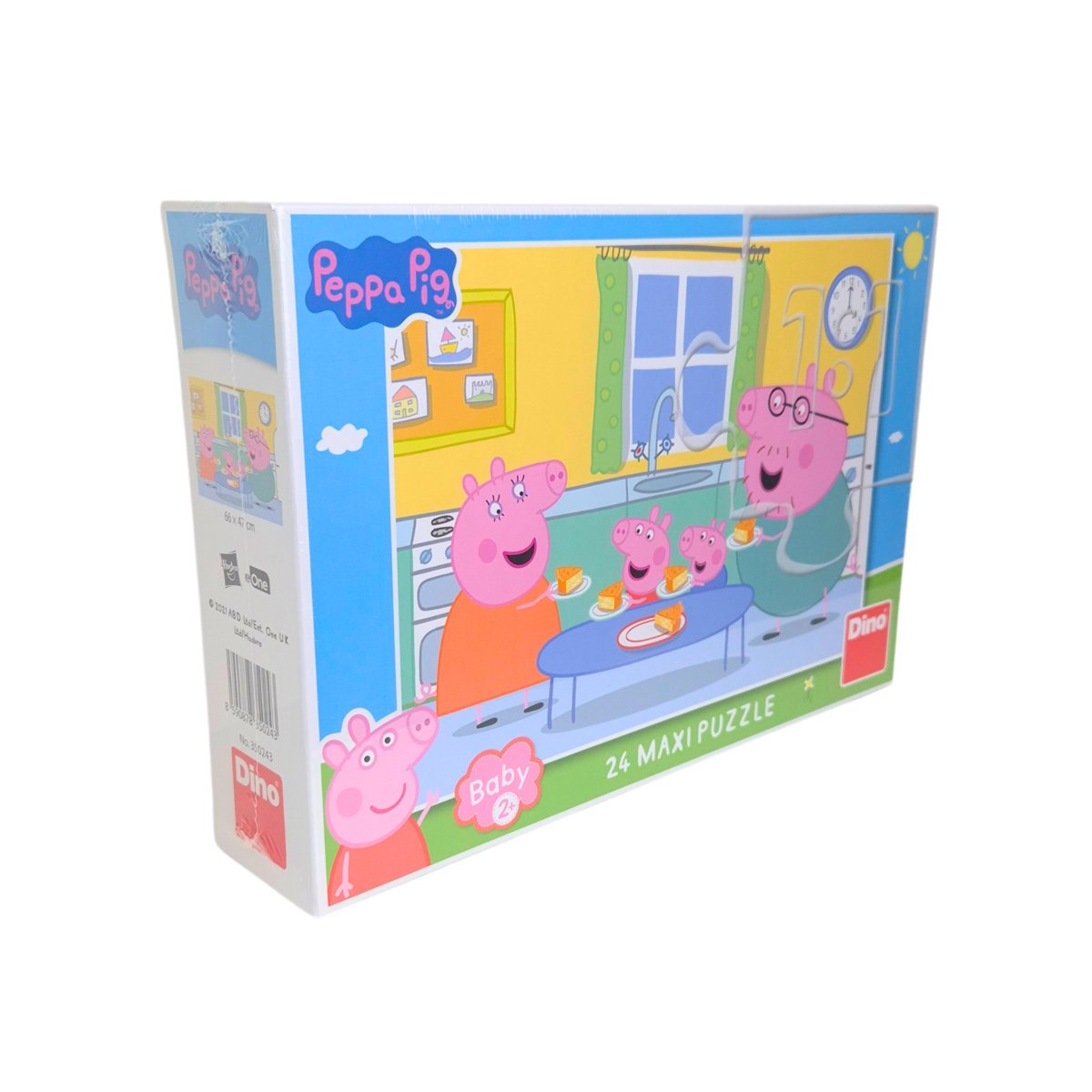 Świnka Peppa Puzzle maxi 24 el. Rodzinny obiad