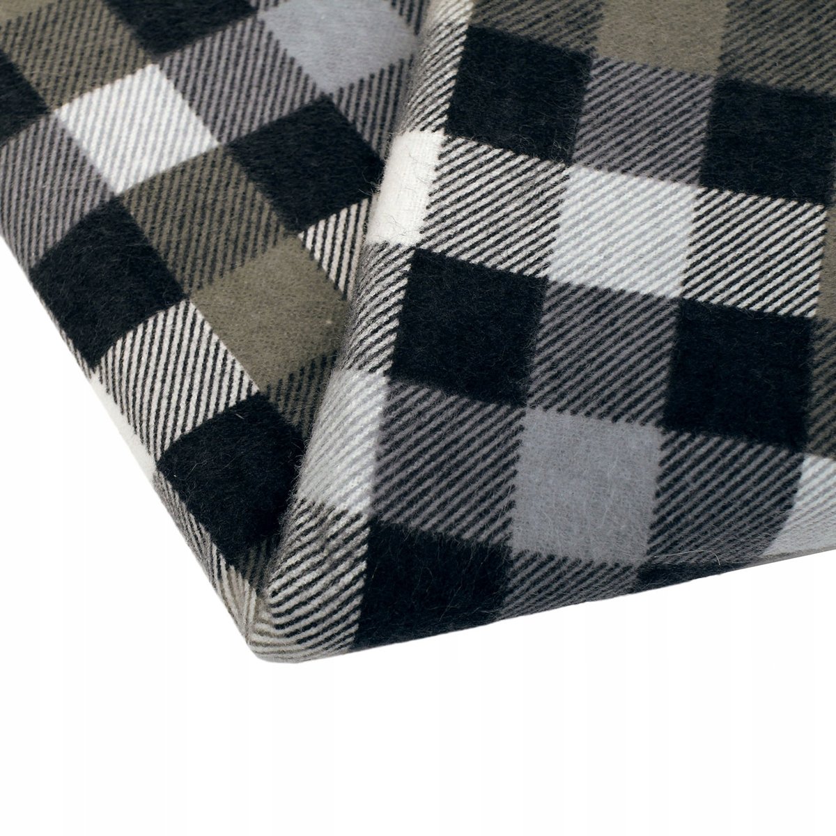 Flanela Bawełniana Tkanina Koszulowa Krata 100/450