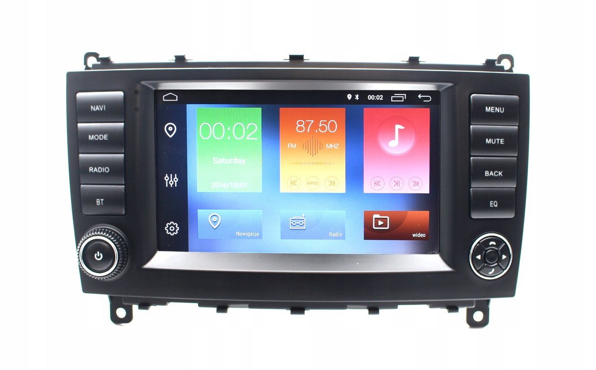 RADIO NAWIGACJA GPS MERCEDES C KLASA 2004-2008 ANDROID