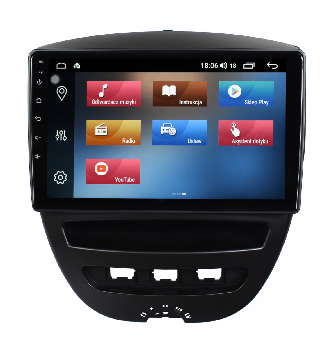 RADIO NAWIGACJA GPS CITROEN C1 2005-2014 ANDROID