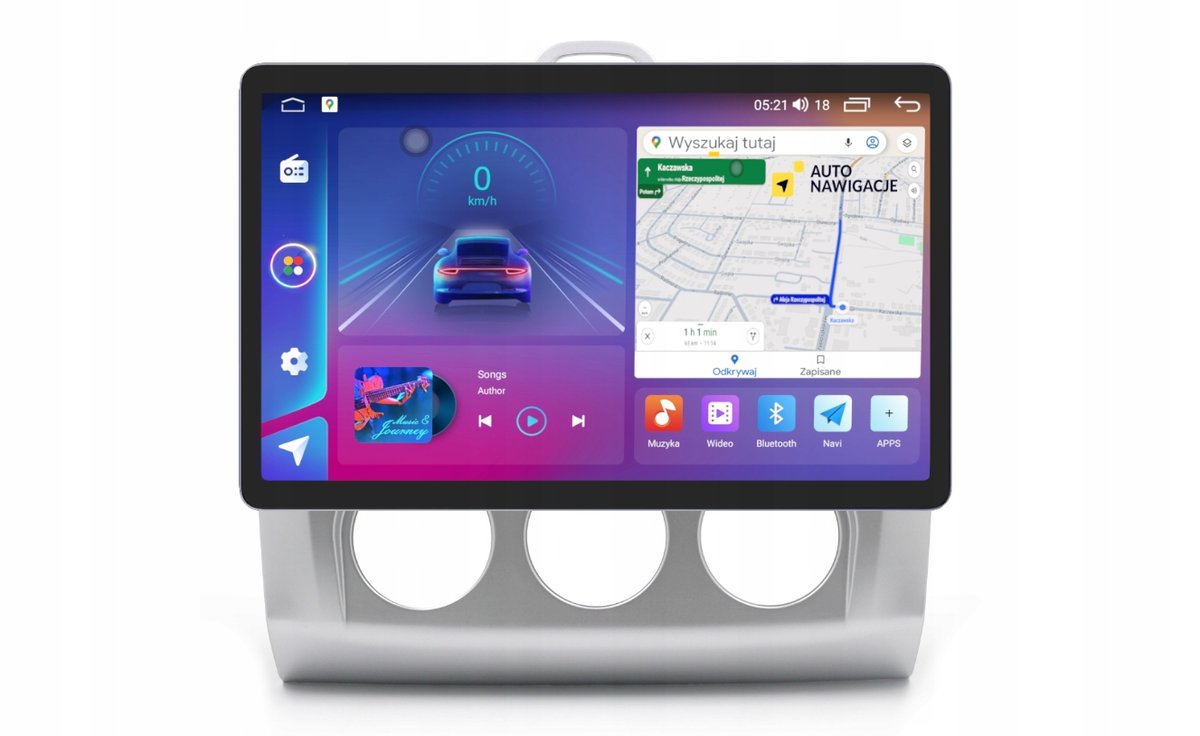 RADIO NAWIGACJA GPS FORD FOCUS 2004-2011 ANDROID 11,5 CALA