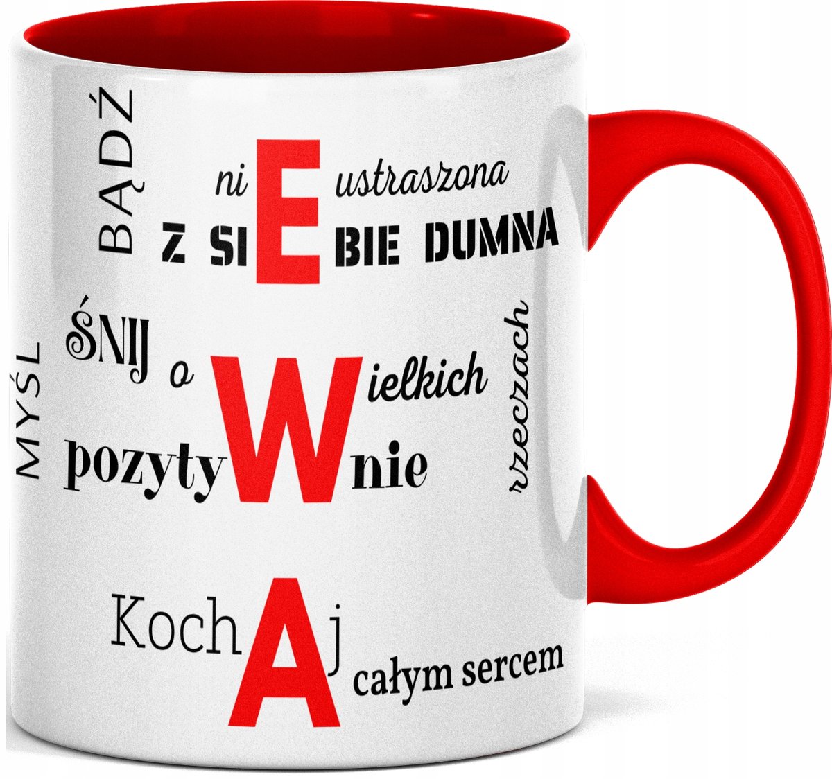 FOTO Kubek z imieniem IMIENINY DLA EWY, EWKI, EWCI, EWUNI IMIĘ EWA