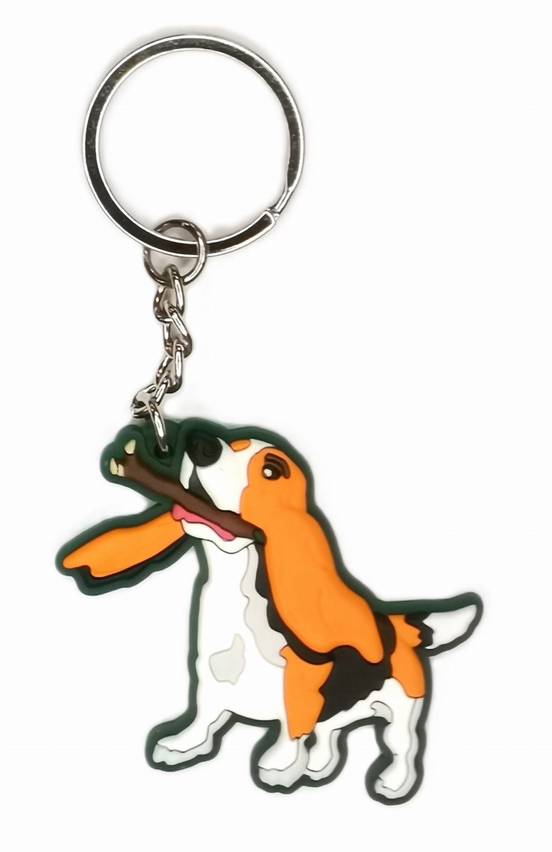 Brelok do kluczy z psem Pies Basset