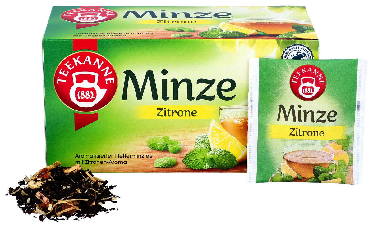 Teekanne Herbata Minze Zitrone Mięta Cytryna 20 torebek 30g DE