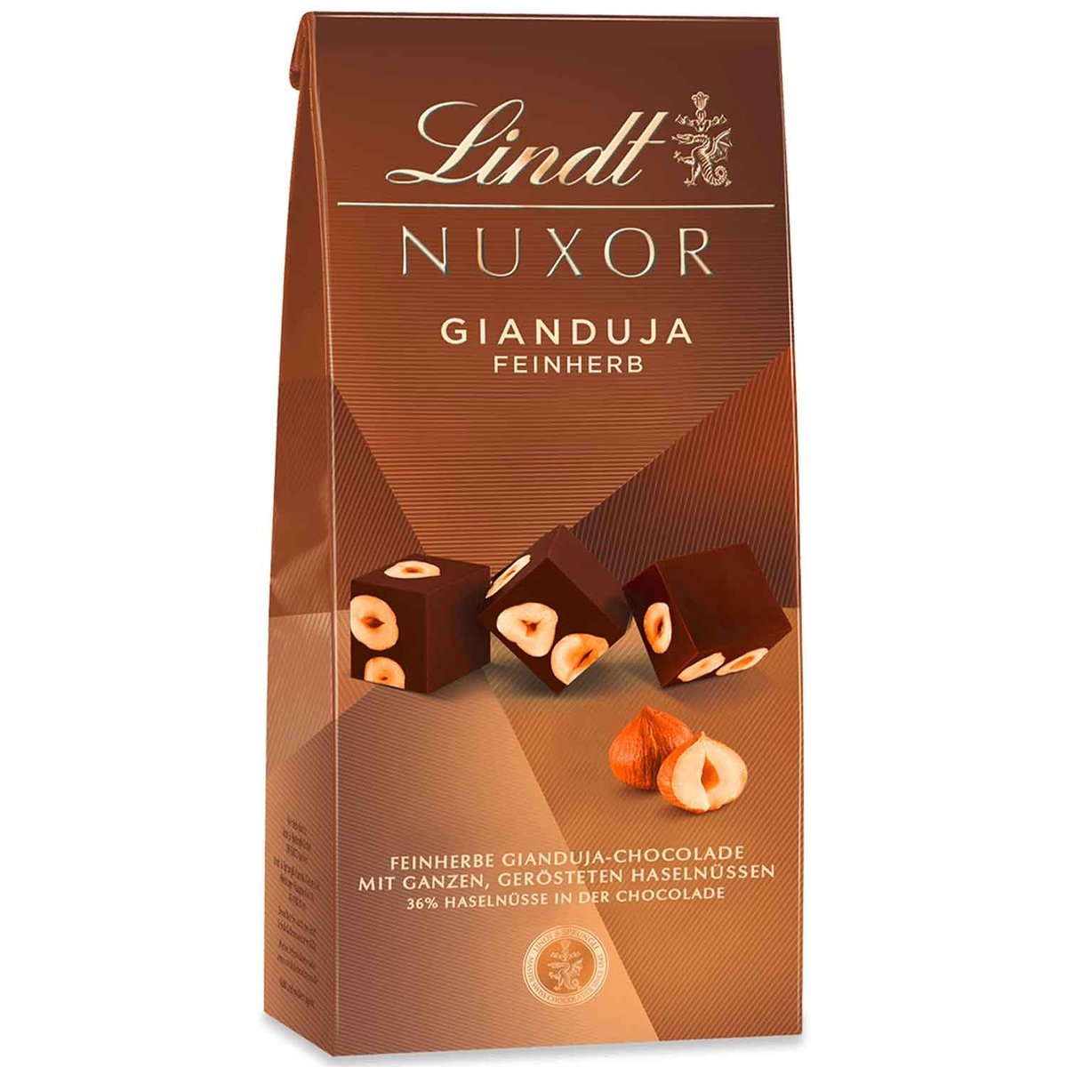 LINDT praliny Nuxor Gianduja Feinherb gorzka czekolada 103g