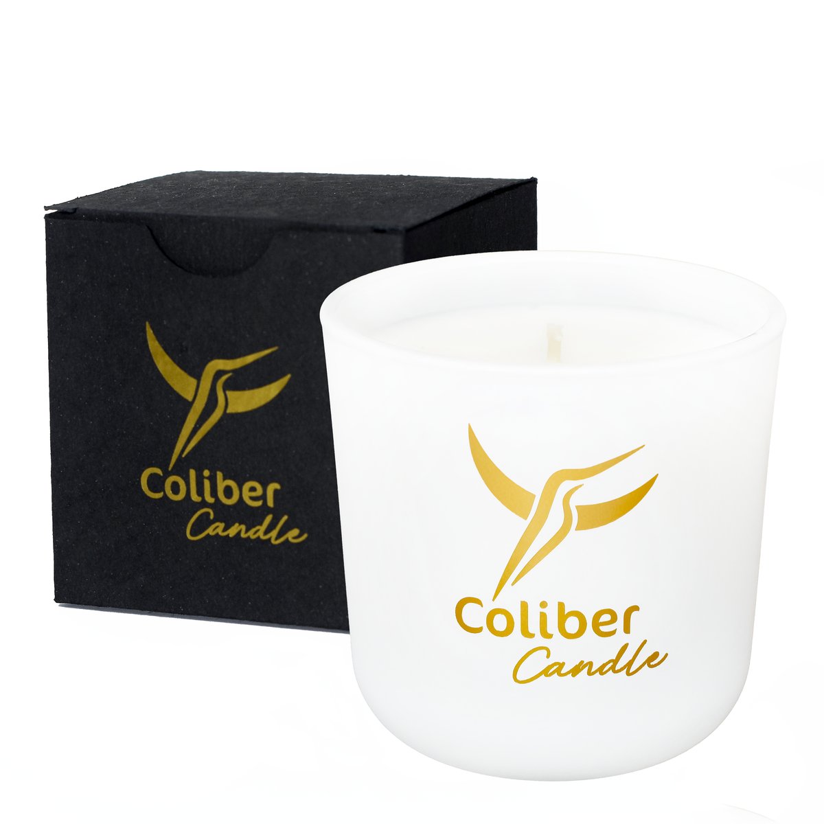 Świeca bezbarwna - Kwiaty Ylang - biała 220ml