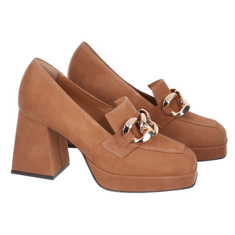 Mokasyny damskie na obcasie Aspena ESK 2123 722 39