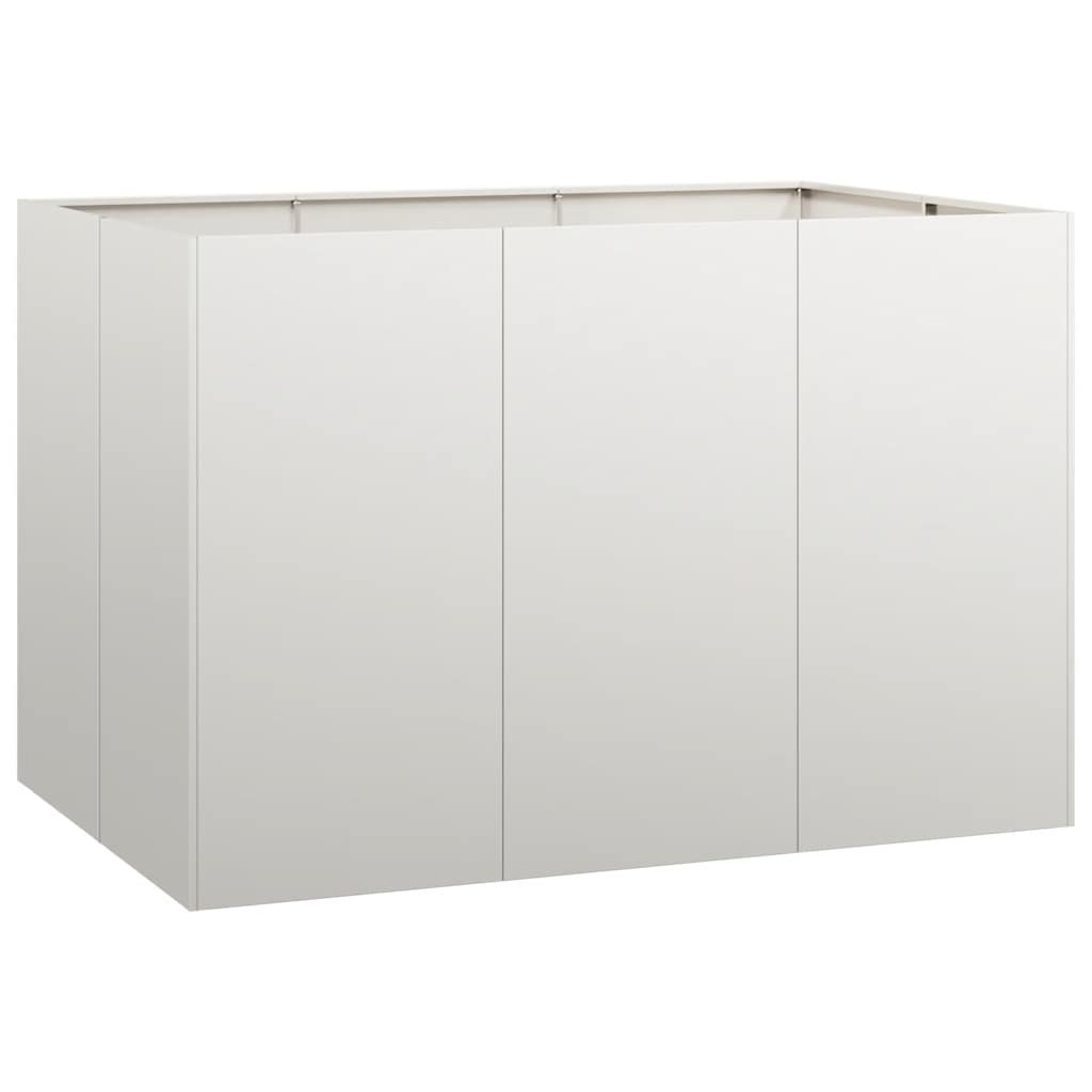 vidaXL Doniczka 120x80x80 cm Stal nierdzewna