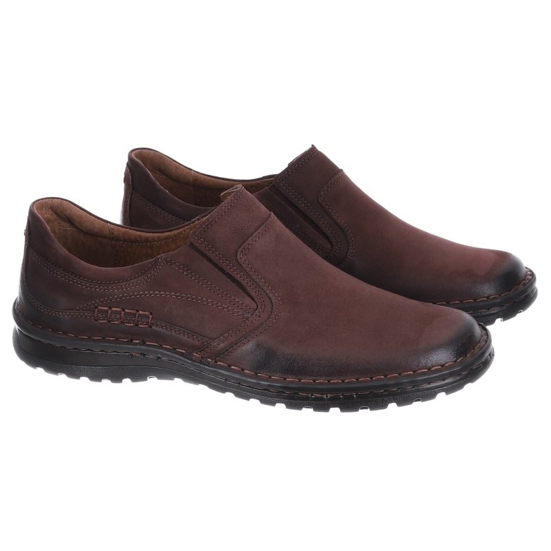 Pólbuty męskie Fabio PAL 759 NB brąz nubuk 42