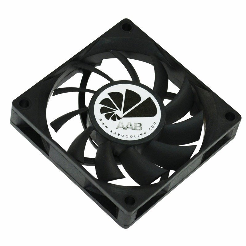 Aabcooling Fan 7 Cm Wentylator Komputerowy 70Mm Wiatrak 70X70X15Mm 3-Pin 12 Vdc Chłodzenie Komputerowe Pc