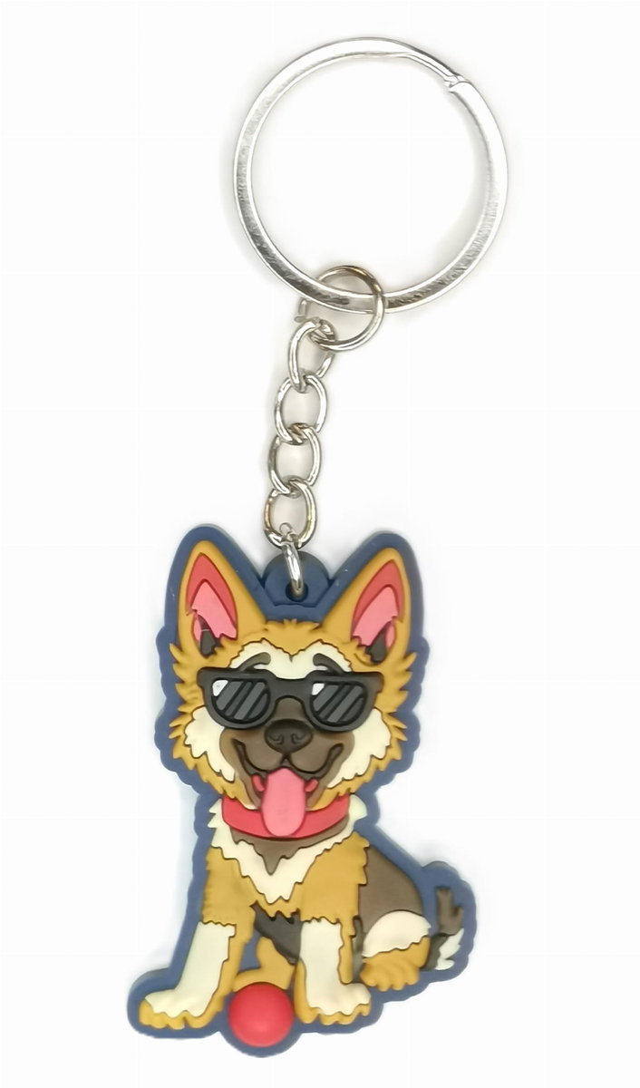 Brelok do kluczy z psem Pies Owczarek Niemiecki