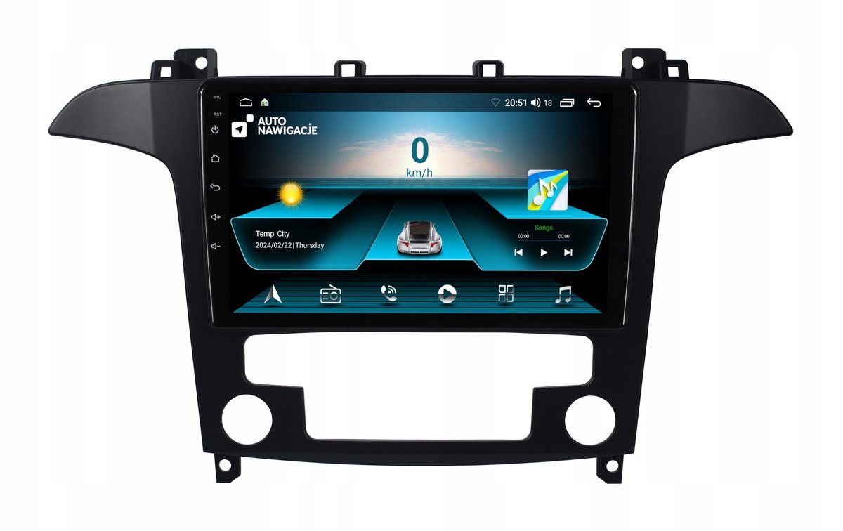 Radio Nawigacja Gps Ford S-Max 2006-2015 Android 2Gb 64Gb