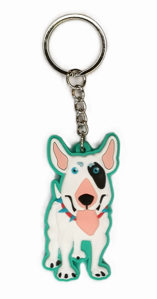 Brelok do kluczy z psem Pies Bulterier