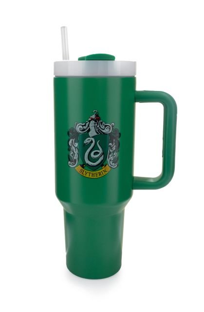 Duży kubek termiczny z uchem Harry Potter Slytherin kubki na wodę 1140 ml