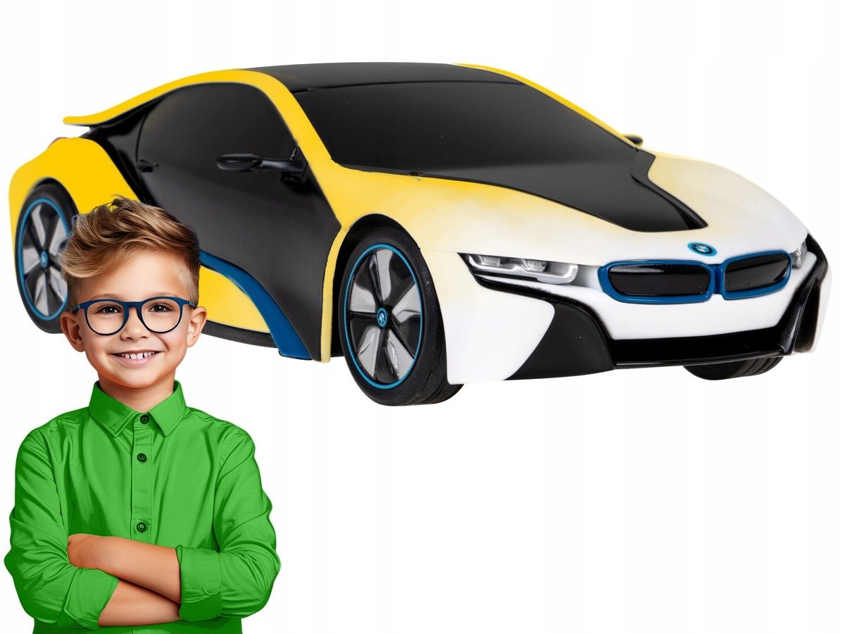 RASTAR 1:24 zdalnie sterowany pojazd dla dzieci BMW I8 ZMIENNE KOLORY