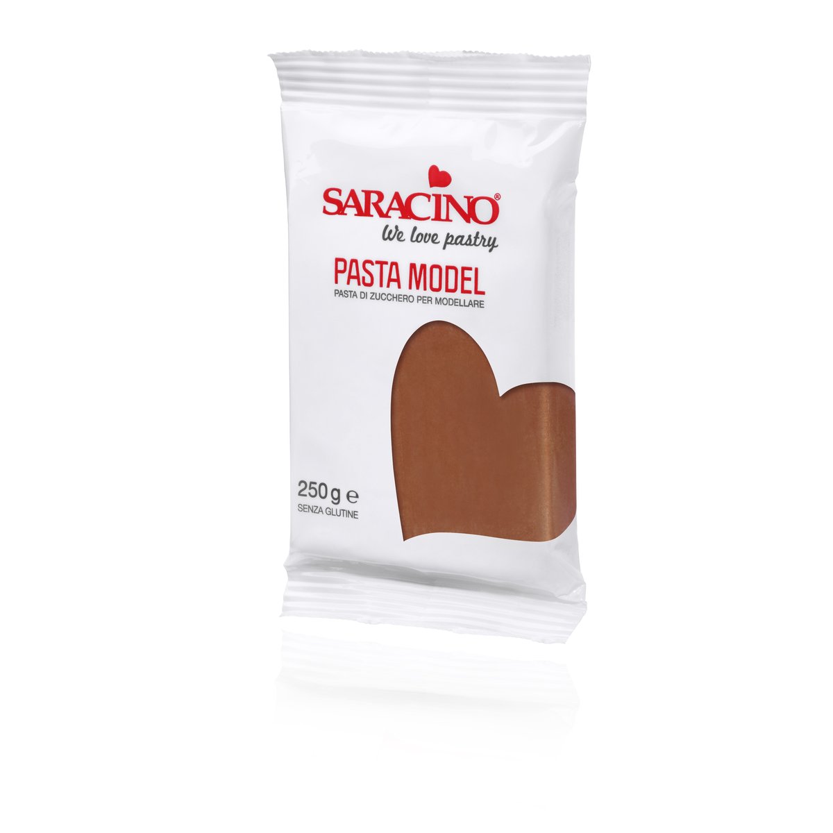 Brązowa masa cukrowa Saracino, lukier plastyczny do figurek 250g
