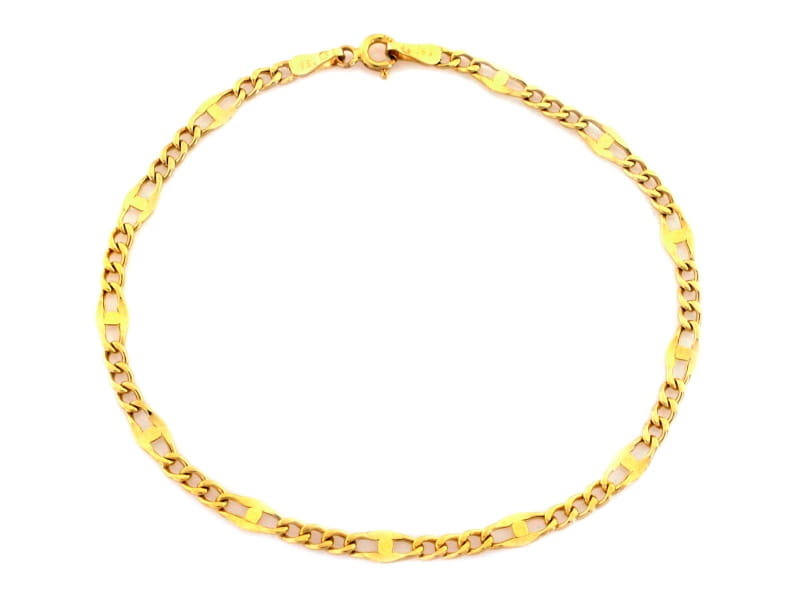 Bransoleta złota Au 585 Figaro