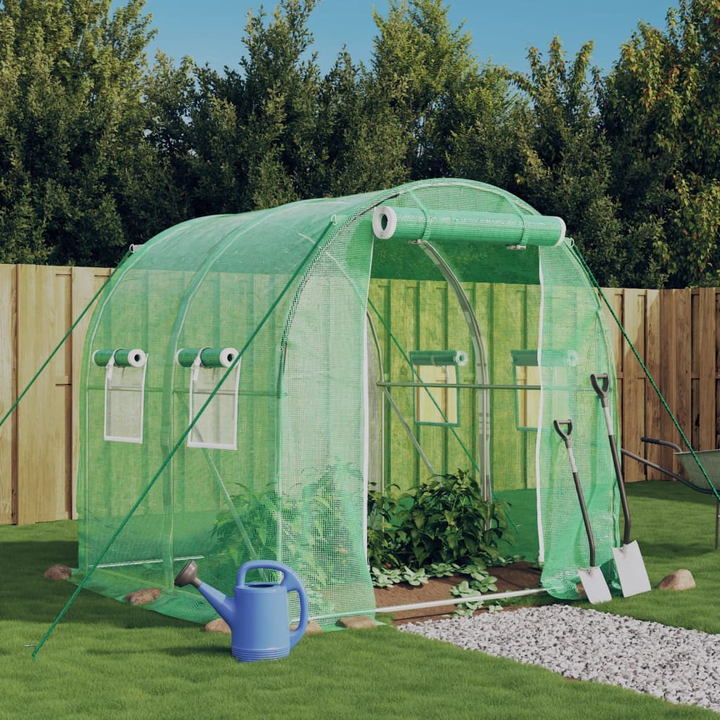 Szklarnia Ze Stalową Ramą, Zielona, 4 M², 2X2X2 M
