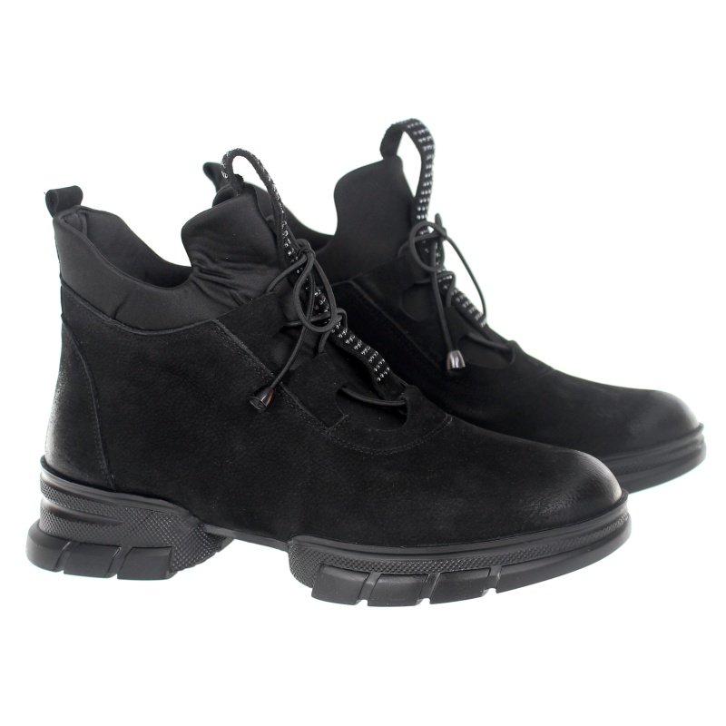 Trzewiki damskie Aspena 3T-5000 BLACK 36