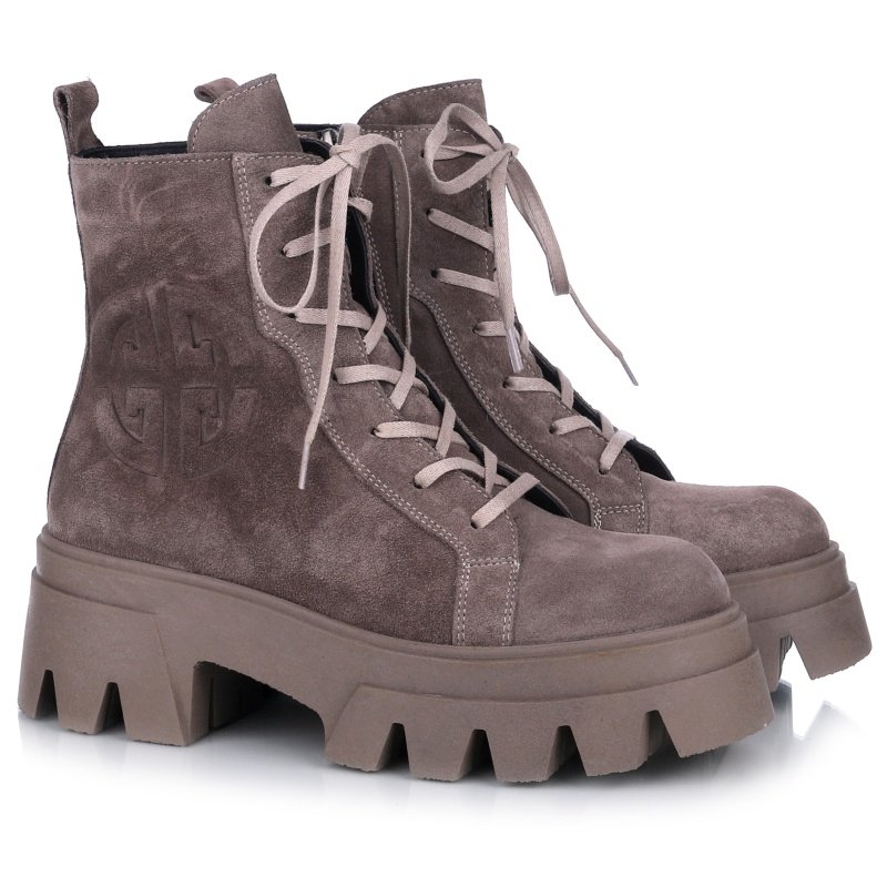 Botki damskie Bombonella 10T 360.2038 S.A VZNSUET29 T VZN taupe 38