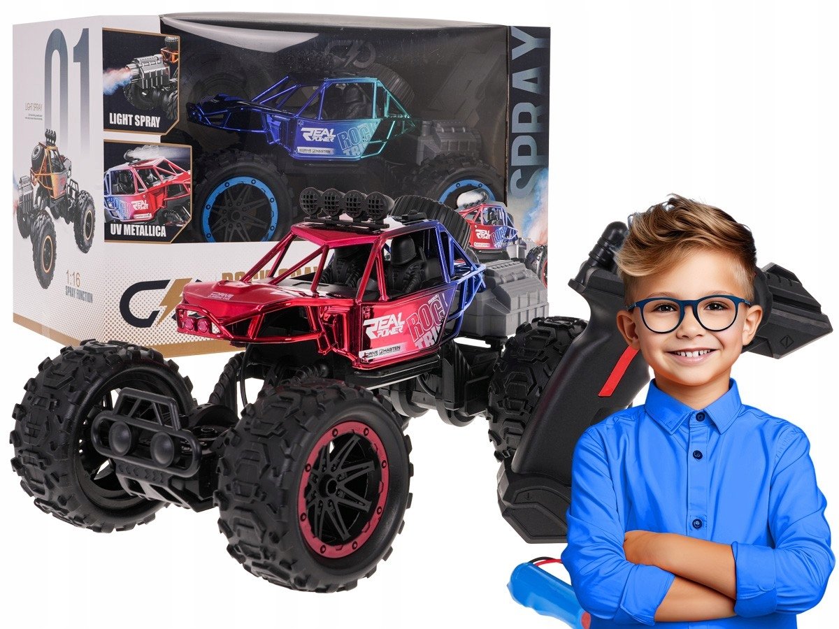zdalnie sterowany CRAWLER Real Rock dla dzieci ogromne koła