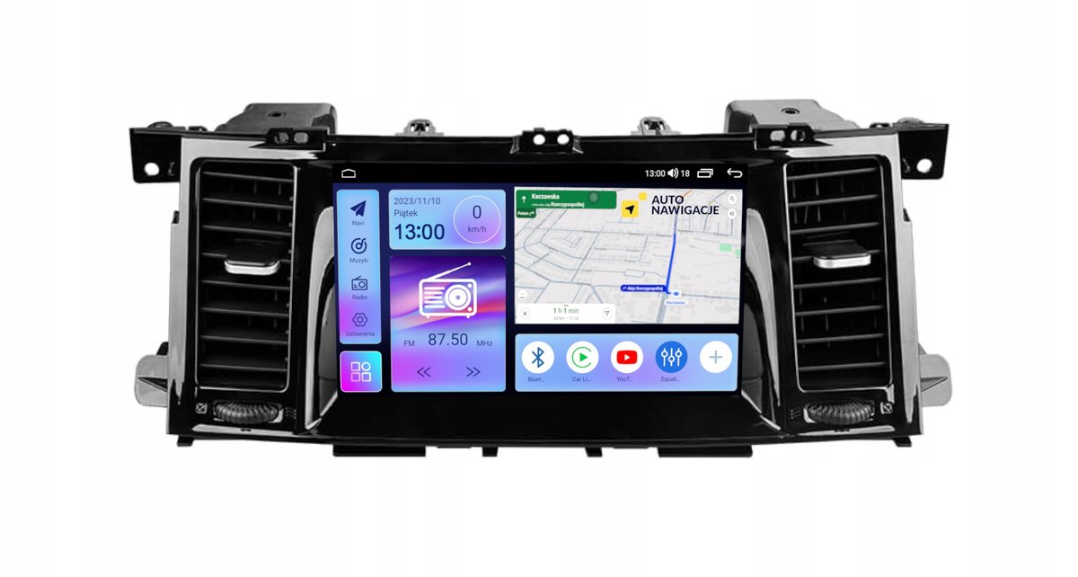 RADIO NAWIGACJA GPS NISSAN PATROL 6 Y62 2010-2019 ANDROID