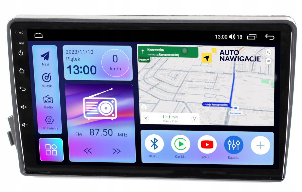 RADIO NAWIGACJA GPS SSANGYONG ACTYON KYRON 2005-2013 ANDROID