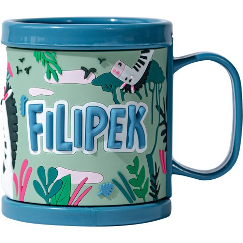 Plastikowy kubek z imienim FILIPEK