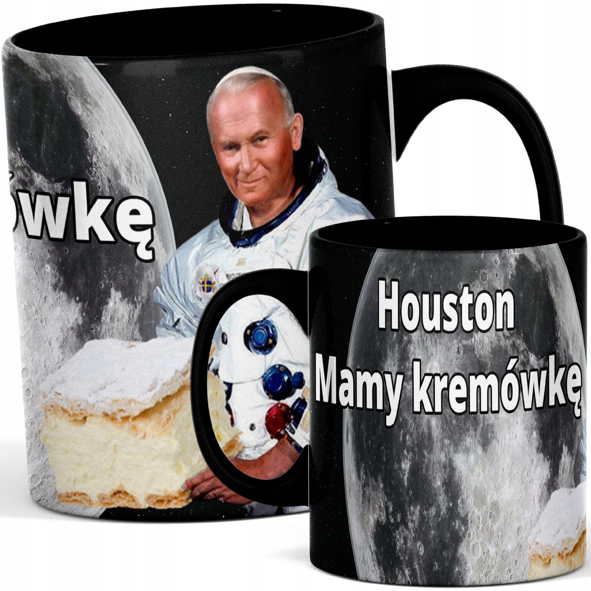 KUBEK Z PAPIEŻEM PAPIEŻ JAN PAWEŁ DRUGI 2 JP2 PREZENT ŚMIESZNY NADRUK 2137