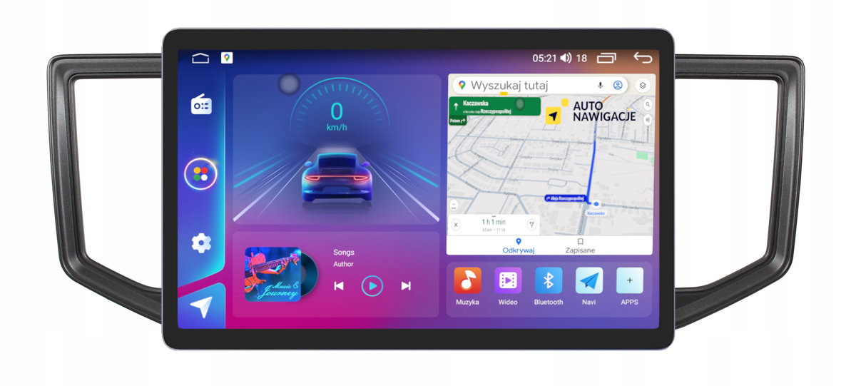 RADIO NAWIGACJA GPS VOLKSWAGEN CRAFTER 2016+ ANDROID 11,5 CALA